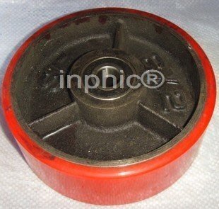 INPHIC-6吋鐵心聚氨酯單輪 重型工業腳輪 輪子 萬向輪配件（不含軸承）
