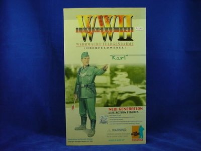 義峰*DRAGON WWII 二戰德軍野戰憲兵   KARL  精裝 12吋 人形 玩偶 公仔