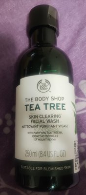 The Body Shop 茶樹淨膚深層潔面凝膠 洗面乳 洗面凝膠 凝膠