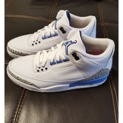 Air Jordan 3 Retro Valor Blue 北卡藍 籃球鞋 男女 CT8532-104