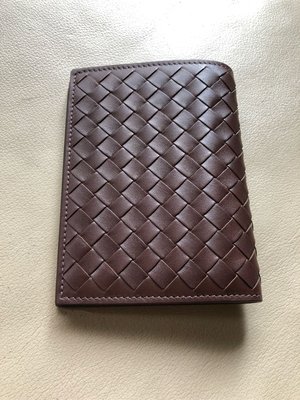 [熊熊之家]全新正品[BOTTEGA VENETA]基本款 BV 咖啡色 短夾 短夾 (直立式6卡)