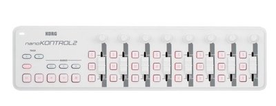 立昇樂器 KORG nanokontrol2 midi control 鍵盤控制器 白色 8軌 公司貨