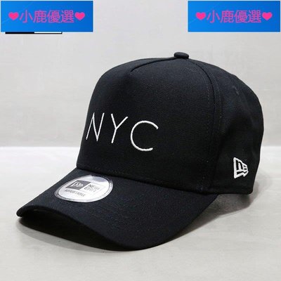 ❤小鹿優選❤New Era帽子韓國代購紐亦華MLB棒球帽硬頂刺繡NYC高頂鴨舌帽大頭圍