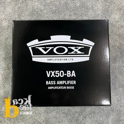【反拍樂器】Vox VX50BA 50瓦 BASS音箱 公司貨 免運費