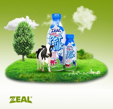 真致 ZEAL 紐西蘭 純淨寵物鮮乳 犬貓狗鮮奶 不含乳糖 常溫保久乳 寵物牛奶 添加鈣 牛磺胺 B2 營養飲品（小瓶）