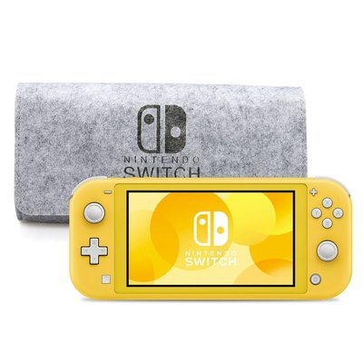 現貨 Nintendo 任天堂switch Lite 便攜手拿毛氈軟包switch lite主機保護包收納包  防摔-麥德好服裝包包