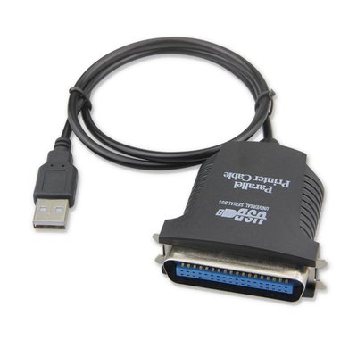 全新 USB to Printer 轉接線 印表機 /IEEE-1284 公頭