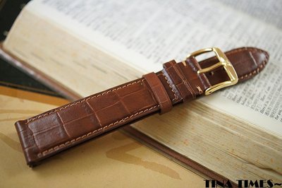 TINA TIMES~法蘭西的閣樓品味.ZRC FAIT MAIN 方格紋薄錶專用錶帶 歐規絲絨底皮 工匠手作 手工製