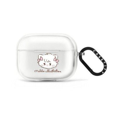 mikko慕斯小貓咪適用蘋果Airpods Pro 2代無線藍牙耳機保護套Airpods3三代透明軟殼藝術家可愛少女心
