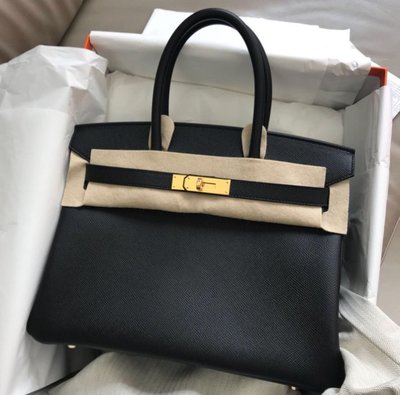 ［J&Y精品代購] Hermes 30cm Birkin epsom皮金釦