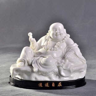 INPHIC-佛像 彌勒佛 擺飾居家擺設陶瓷工藝品逍遙自在 佛像