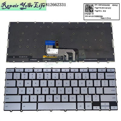 電腦零件ASUS華碩Chromebook C425 C433TA C434TA C425TA鍵盤 背光US筆電配件