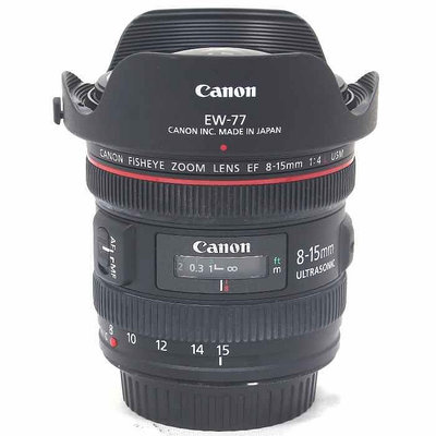 『永佳懷舊』Canon EF 8-15mm F4 L fisheye USM no.2560000681~中古品~