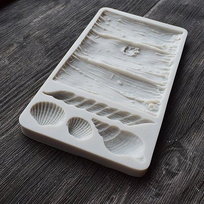 現貨熱銷-海螺/麻繩/木板硅膠模具 DIY翻糖蛋糕裝飾工具 烘焙硅膠模SQ1833-默認最小規格價錢  其它規格請諮詢客