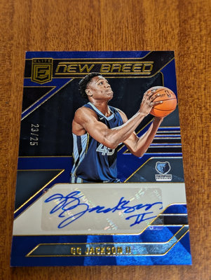 2023-24 Donruss Elite New Breed Auto Blue GG Jackson II 限量25張