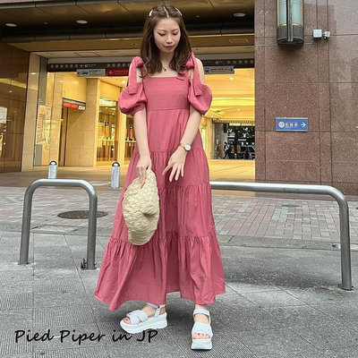 Pied Piper日本代購 GM034 MAJESTIC LEGON肩綁帶層次蛋糕長洋裝