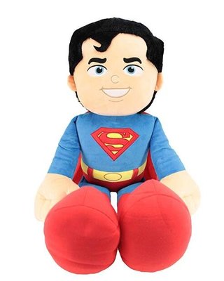 4745b 歐洲進口 DC漫畫 正品 正義聯盟超人SUPERMAN絨毛毛絨娃娃玩偶收藏品擺件擺設品送禮禮品