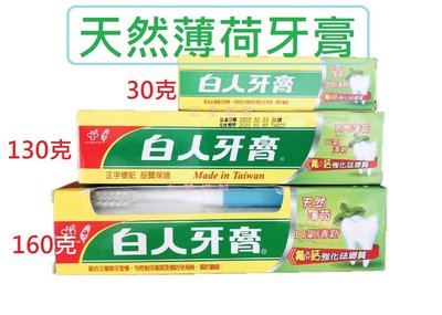 牙膏 批發 台灣製 天然薄荷 白人牙膏 旅行用牙膏