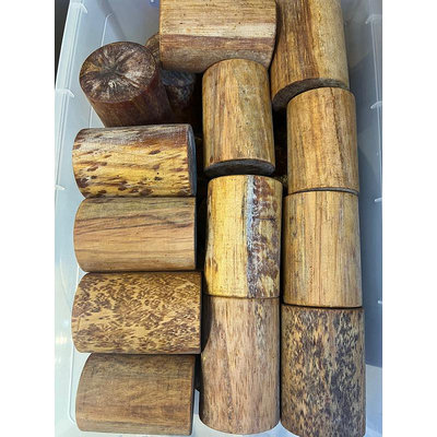 《泓潤》血龍木圓柱 可當擺件 底座 未上漆  印尼 台灣手工細磨 琥珀木 原木