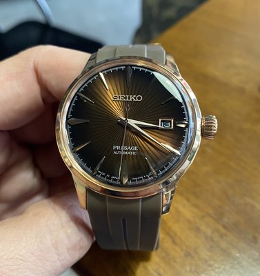 【錶帶家】精工錶代用 20mm 圓弧頭矽膠錶帶 seiko presage sbtr 16014 16013 等