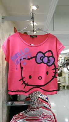 三麗鷗 kilara kitty美式寬版短袖T恤 上衣