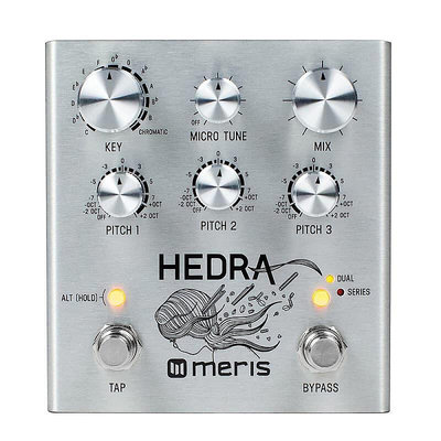 眾信優品 【新品樂器】美產 Meris Hedra 3 Voice Pitch Shifter 三聲部移調單塊效果器YQ1313