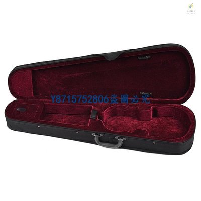樂器包 琴包 [musbtw] 專業 4 / 4 全尺寸小提琴三角形錶殼盒硬盒, 帶肩帶, 帶肩帶, 束腰 亞得賽克
