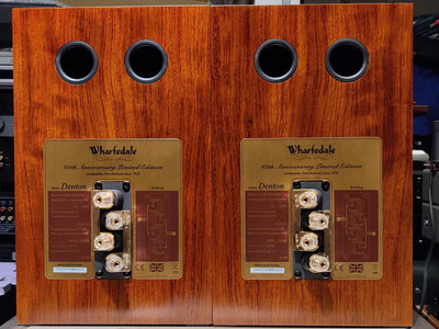 [盒裝全新] 英國銘叭 Wharfedale Denton 80週年 限量發行喇叭20-100W 6歐姆