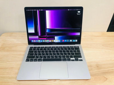 台中 MacBook Air 13吋 M1 16G 256G 銀色 蘋果電腦 138次 沒有盒裝