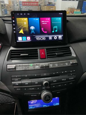 08～12 Accord 10吋 Android專用主機 8核心 導航王 倒車攝影 CARPLAY 行車紀錄器