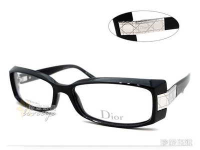 【珍愛眼鏡館】Christian Dior 迪奧 典雅光學鏡框 彈簧鏡臂 CD3181 黑 公司貨正品超值特惠 3181