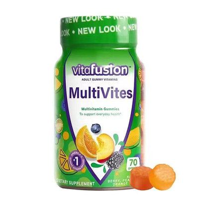 熱賣 美國 Vitafusion 成人男女複閤綜閤維生素 70粒