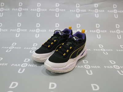 【Dou Partner】PUMA PLAYMAKER SPRAY 慢跑鞋 休閒鞋 黑白紫 女款 388467-02
