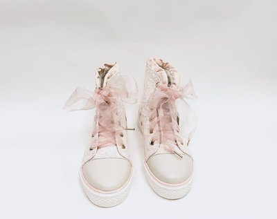 lizlisa LIZ LISA日本 Liz Lisa 鞋款  蕾絲公主款 粉色.全新
