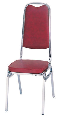 8號店鋪 森寶藝品傢俱f-23品味生活餐廳系列910-8 1653A 電鍍高背勇士椅 ()(紅)