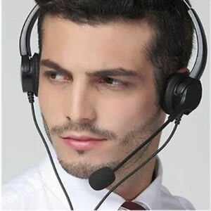 DKP91BW 安立達 專用 雙耳耳機麥克風 水晶頭 客服人員耳麥 電話耳機