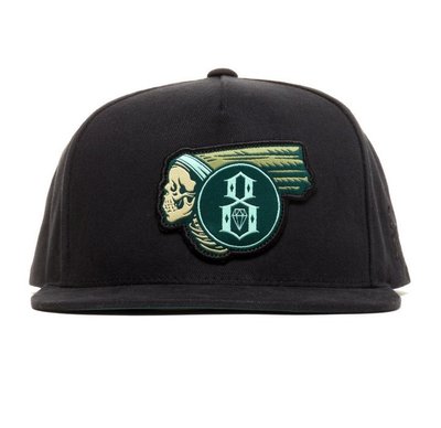 【REBEL8】PIONEERS SNAPBACK (黑色)可調節帽子