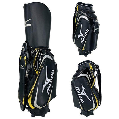 高爾夫球包美津濃高爾夫球包 男 輕便高爾夫裝備包JPX球袋職業黑白PU球桿包