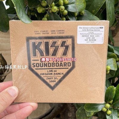 現貨  KISS Off The Soundboard Live In Virginia Beach 2CD現場 CD LP 唱片【善智】