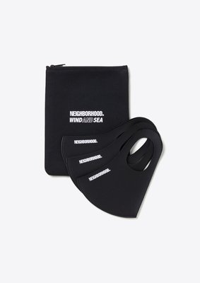【日貨代購CITY】NEIGHBORHOOD WIND AND SEA  E-MASK 口罩 一組三個加防塵袋 現貨