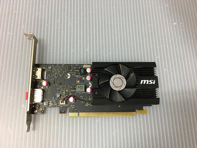 電腦雜貨店→二手 微星 MSI GeForce GT1030 2G  LP OC GT 1030  顯示卡 $1399