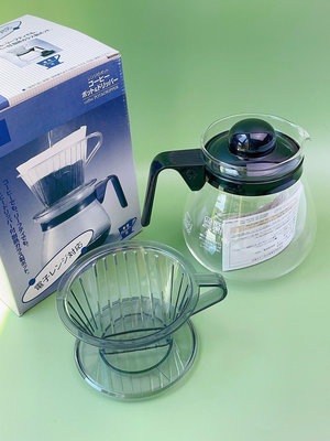 日本PYREX怡萬家iwaki康寧咖啡壺，中古耐熱咖啡分享壺