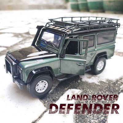 Land Rover Defender 1/32金屬模型車 迴力聲光功能 經典SUV OFF ROAD霸主
