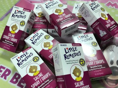 Little Remedies for noses 嬰幼兒/寶寶鹽水滴鼻舒緩劑--30ml【LI0009】