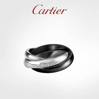 Cartier卡地亞Trinity系列戒指經典款 三環三色