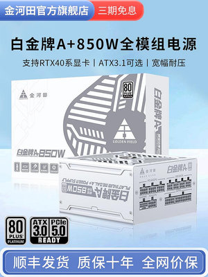 白金牌A+850W全模組電腦台式機4090主機白色ATX3.0~菜菜小商鋪
