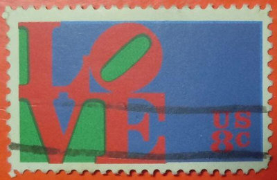 美國郵票舊票套票 1973 Love