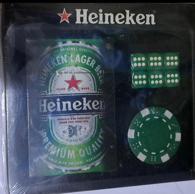 海尼根撲克牌籌骰子組