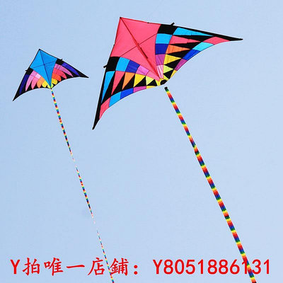 風箏巨型風箏6平雙橫桿大型三角風箏妖姬風箏2平3平濰坊比賽長尾6