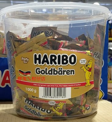 HARIBO 哈瑞寶金熊Q軟糖分享包 1000g/桶